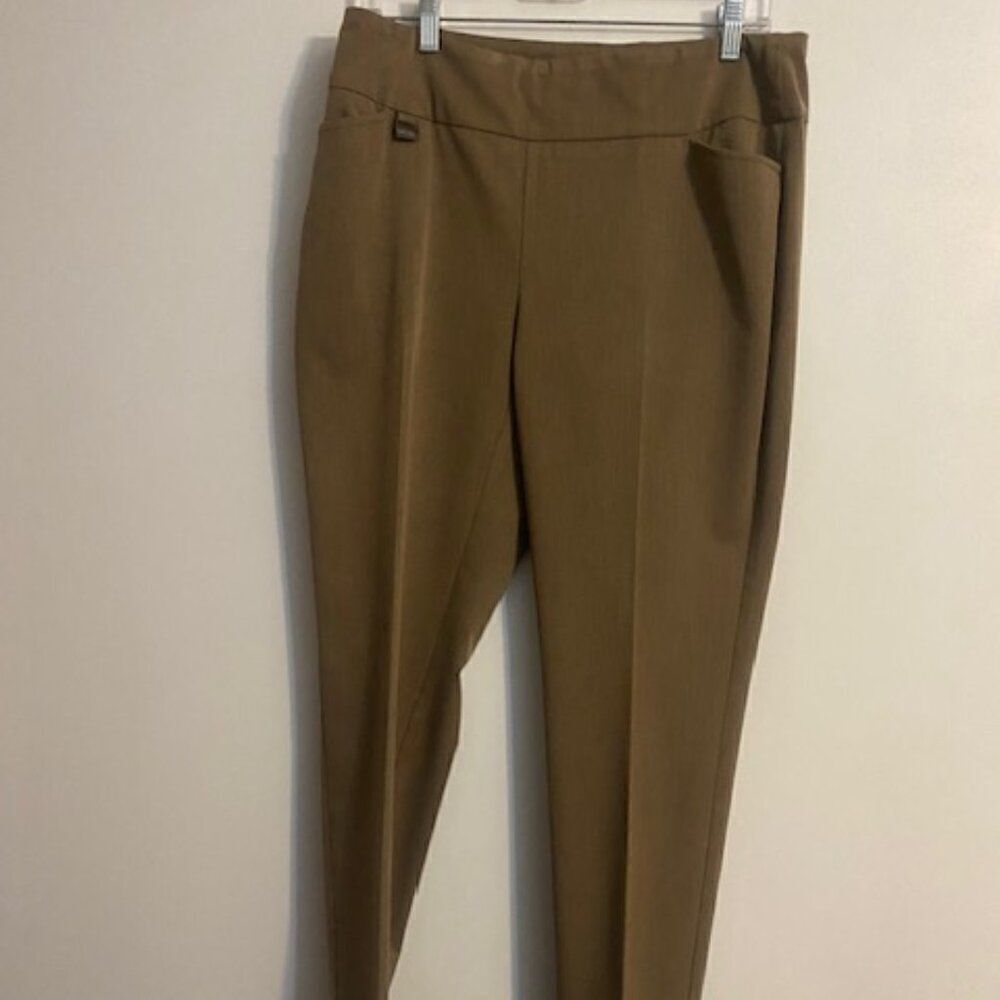 Lissette Brown Pull-on dress pants, size 8
